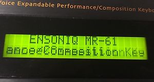Ensoniq MR61 Beautiful