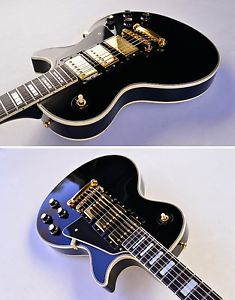 1977 Gibson Les Paul Custom 3-PICKUP Black Beauty ~NEW Old Stock~ 1970s Les Paul