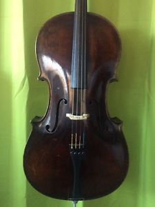 altes böhm. Violoncello J.B. DVORAK Prag 1850