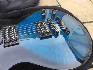Parker USA Fly Mojo Singlecut BlueBurst One Piece Flame Maple 2006