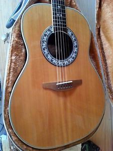 1974 Ovation Glen Campbell Artist Balladeer Model 1127-4 acoustic guitar w/OHSC