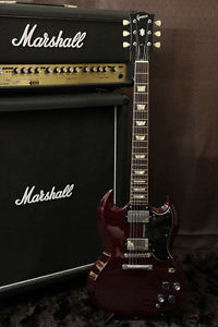 Vintage Greco 1989 made SG Standard Cherry Fujigen Made Made in Japan