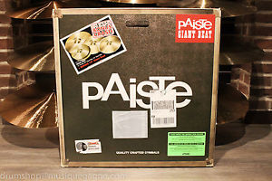 Paiste Giant Beat Cymbal Pack - 15"Hats+20"Crash+24"Ride w/ FREE 18"Crash - New!