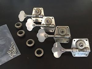 1959 Fender Bass Guitar Tuners tuning machines COMPLETE set