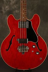 original 1965 Gibson EB-2 hollowbody Bass CHERRY!!!