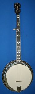 GOLD TONE OB-250 ORANGE BLOSSOM 5 STRING PRO BANJO W/HARD SHELL CASE