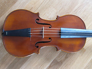 Violon baroque français XVIIIème siècle dans son état d'origine.
