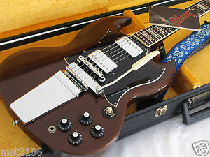 VINTAGE 1970 GIBSON USA SG STANDARD WITH MAESTRO TREMOLO - MINT CONDITION !!!