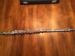 Azumi Intermediate Flute w/ Sterling Silver head, open holes, offset G, split E