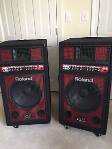 Roland TDA-700 V-Drum Amp Mixing amplifiers tda700 - Matching Pair