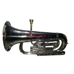 TUBA HORN JUMBO SIZE MUSICAL INSTRUMENT PURE BRASS MADE WITH FREE CA MOUTHPC