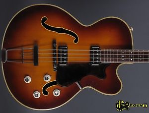 1964 Höfner President Semi Acoustic Bass  - Sunburst