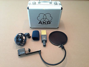 AKG C414 B-XLII Large Diaphragm Condenser Recording Microphone Mic - Mint