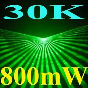 - 30Kpps - 800mW Green Laser Light Show System with ILDA for DJ  30K