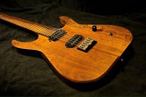 Custom Built Electric Guitar Siggery Black Machine Head Jacks** Iban*z