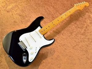 Fender USA American Vintage '57 Stratocaster Black w/hard case F/S #E1163