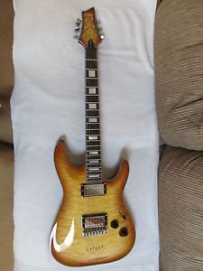 Schecter C-1 Custom Electric Guitar and SKB Case
