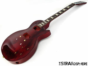 2017 Gibson USA Les Paul Studio T BODY & NECK Project American Wine Red, Gold