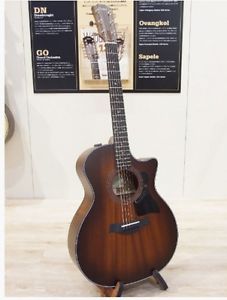 Taylor 324ce Blackwood Shaded Edgeburstl w/hard case F/S Guiter From JAPAN #Q603