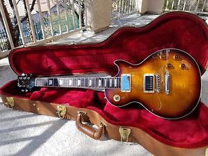 Gibson 2016 Les Paul Standard Plus+ Top T Electric Guitar w Case Desert Sunburst