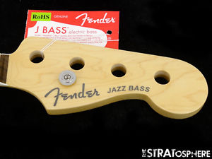 2016 Fender American Elite Jazz BASS NECK USA Compound Radius Guitar Rosewood