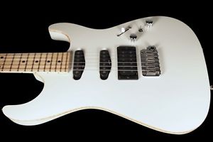2012 TOM ANDERSON HOLLOW DROP TOP S ~ ARCTIC WHITE w FLAMED MAPLE BINDING