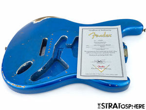 Fender Custom Shop 1960 Relic Stratocaster BODY USA Strat Lake Placid Blue