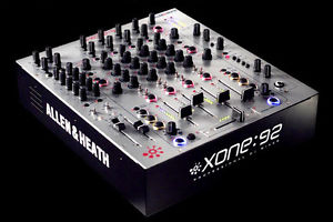 Allen & Heath XONE 92 pro dj mixer (silver faceplate, made in Uk, Perfect cond.)