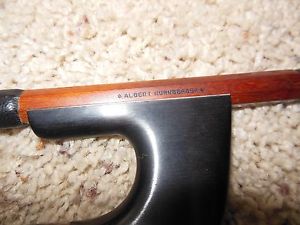 German Bass Bow.  Master Level, Albert Nurnberger.  With case.