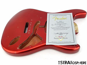 Fender Custom Shop Postmodern Journeyman Relic Stratocaster BODY Strat Candy Red