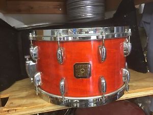 1980's Gretsch  8x14 Burnt Orange Finish Snare Drum-