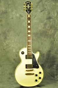Epiphone LP CUSTOM White Les Paul Type E-Guitar Free Shipping