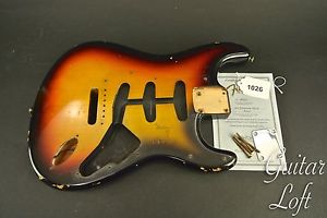 2007 Fender Custom Shop 1960 Stratocaster Relic Body, COA, Neckplate 3TSB #1026