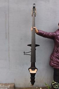 3/4 Upright double bass High quality Powerful Sound Solid wood Black #1753