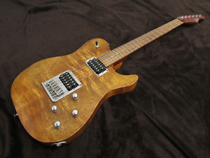 Lipe Guitars: Model : Soldato/Mahogany-MangoTop/Amber-Color #053 USED