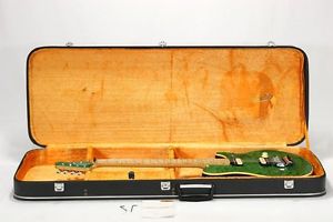 Music Man AXIS EX Translucent Green Electric Guitar w/HardCase Used #U629