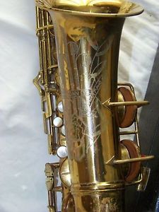 1946 cg CONN 6m <Naked Lady> ALTO SAXOPHONE *RTH*orig.lacq,orig.case -VERY NICE!