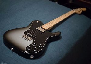 Fender '72 Telecaster Deluxe RI silverburst Warmoth  w/case