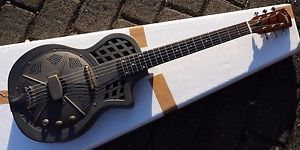 NEU Johnson JM994EA Resonator Guitar Lippstick PU antique finish