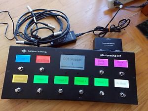 Rjm mastermind GT10 pedalboard controller. Inc. extras Great for Kemper, Fractal