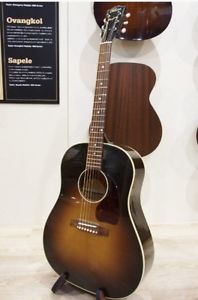 Gibson J-45 Vintage Vintage Sunburst w/hard case F/S Guiter Bass #Q755