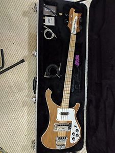 Rickenbacker 4003W with NI "Komplete" and strap locks and USB interface
