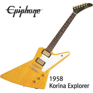 Epiphone 1958 Korina Explorer Antique natural - Free international shipping