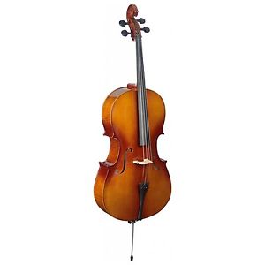 Stagg 22373 Size 4/4 Solid Maple Cello with Bag -