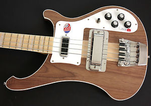New Rickenbacker Walnut Bass 4003W Binding OHSC Unplayed