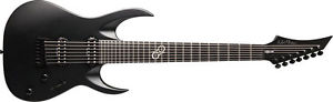 WASHBURN PARALLAXE OLA ENGLUND PX-SOLAR 170C CARBON BLACK 7 STRING GUITAR