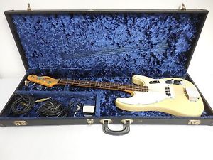 1970 Rose Morris Shaftesbury electric bass guitar + case & leads instrument 3266