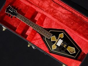 FERNANDES Lucy Mini KANOKE LH w/hard case F/S Guiter Bass From JAPAN #X315