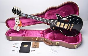 2012 Gibson Custom Shop Historic 1957 3-Pickup Les Paul Black Beauty ~VOS~ 57 R7