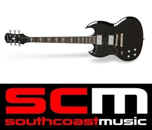 Epiphone Tony Iommi SG Custom Left Handed Electric Guitar Black Ebony LTD Ed